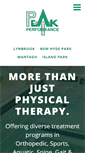 Mobile Screenshot of peakptfit.com